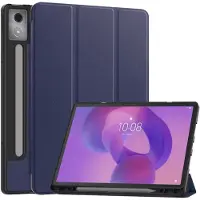 EtuiTab - Smart Cover - Lenovo Idea Tab Pro 12.7 - Met rysikhouder - Donkerblauw
