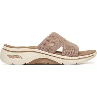 SKECHERS Go Walk Arch fit 2.0 Slippers beige Maat 40