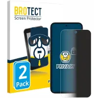 BROTECT - privacy screenprotector voor Honor Play 10C - Folie Beschermfolie Blauwlichtfilter 2 Stuks