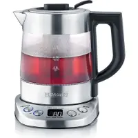 Severin waterkoker glas RVS 1L 2200W rvs Glas Waterkoker