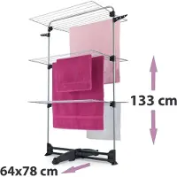 Tomado Storm droogrek - 34 m - zilver/grijs