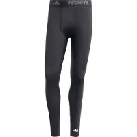 Adidas Sportbroek 'TECHFIT Compression Training Long' zwart / wit