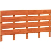 vidaXL Hoofdbord Bruin 140,5 x 3 x 80 cm Massief grenenhout