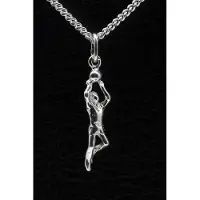 MOOYE ® - Collectie Zilveren Korfballer ketting hanger