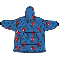Aymax SpiderMan Hoodie Fleece Deken, True Hero - Volwassen - One Size