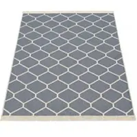 Tapis.fr Omkeerbaar tapijt Skyla grijs 140x200 cm