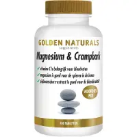 Golden naturals Magnesium & Crampbark(180 tabl.)