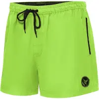Ladeheid LA-LA40-199-SWS Heren Zwembroek - Zwemshorts - met zijzakken en achterzak - sneldrogend - met binnenslip van mesh - Koordsluiting - Polyester - Lichtgroen - M