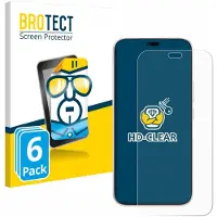 BROTECT - Screenprotector voor Honor 600 Lite - Folie Beschermfolie transparant 6 Stuks