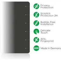 Upscreen - privacy screenprotector voor Huawei Enjoy 70 Pro - Folie Beschermfolie Blauwlichtfilter