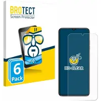 BROTECT - Screenprotector voor Oukitel C1 Pro - Folie Beschermfolie transparant 6 Stuks