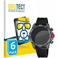 BROTECT Screenprotector 6 Stuks voor Lotus Connected 20000/4 (45 mm) Beschermglas transparant