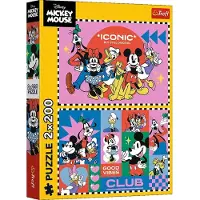 Trefl legpuzzel Disney vrienden 2x200 stukjes FSC Mix 70% kinderpuzzel.