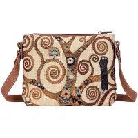 Goebel - Gustav Klimt | Tas De Levensboom | Schoudertas - 25cm - Stof
