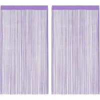 vidaXL Koordgordijnen 2 st 100x250 cm paars