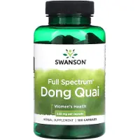 Swanson Health , Volledig Spectrum Dong Quai, 530 mg, 100 Capsules