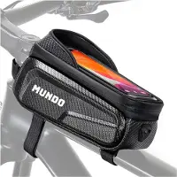 Mundo fietstas 1 liter met telefoonhouder – Waterdichte fietstas voor het frame, geschikt voor smartphones met een scherm van 4,7–6,8 inch, voorzien van een touchscreenfolie