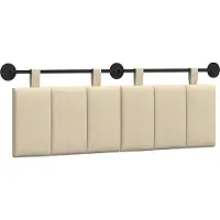 vidaXL Hangend hoofdbord Stof
