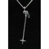 MOOYE ® - Collectie Zilveren Skistok ketting hanger