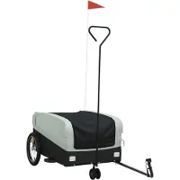 Syfax Fietstrailer 45 kg ijzer zwart en grijs