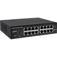 InLine PoE+ Gigabit Network Injector Hub - Commutateur - 8 x 10/100/1000 (PoE+) - Montable sur rack (120 W)