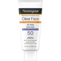 Neutrogena Clear Face Liquid Sunscreen Lotion SPF 50