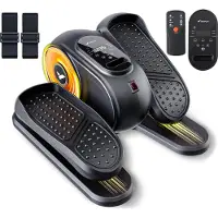 Merach Mini Crosstrainer - Onder Bureau Beentrainer - 12 Trainingsniveaus - LCD Display - Afstandsbediening
