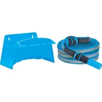 Aquacraft Hadica 870102, textiel, plat, set met spuitmond en houder, 20 meter
