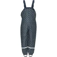 Playshoes regentuinbroek gestippeld blauw/wit