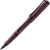 Lamy safari scarlet vulpen | Ergonomische grip | ASA kunststof | Stalen penpunt EF | Inclusief blauwe T10 inktpatroon | Rechtshandig
