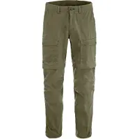 Fjällräven - Abisko Hybrid Trail Trousers Zip-Off - Trekkingbroek 50, groen