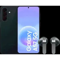 Samsung Galaxy A57 256GB Donkerblauw 5G + Galaxy Buds4 Zwart