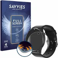 Savvies - Screenprotector voor Kardena Care SOS 2 - Folie Beschermfolie transparant volledig dekking 4 Stuks
