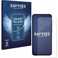 Savvies 3 Stuks Screenprotector - geschikt voor Samsung Galaxy A37 5G - beschermfolie glas transparant