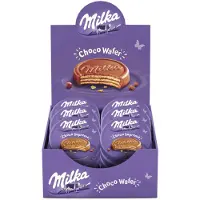 Milka Choco Wafer Koekjes Melkchocolade 30 x 30g - Chocolakoeken - Voorraad - Verjaardag Cadeau Vrouw of Man - Geschenkset voor Man en Vrouw
