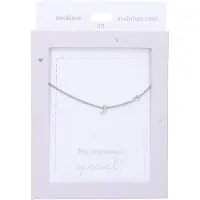 Depesche Kette, "Heart of Gold", zilverkleurig, met de letter J, voor dames