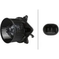 Hella Ventilator voor de binnenruimte, 12V, 276W, 2-polig, , geschikt voor onder andere CITROËN BERLINGO