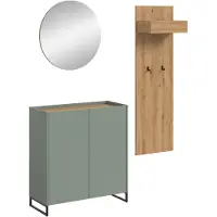 Furnilux Modulaire garderobecombinatie spiegel ladekast op wielen tot 197 cm breed