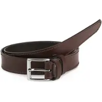 Ladeheid Kinderriem – Riem - Jongens - Broekriem - Verstelbaar - Leer – Bruin-2 – 75 cm LA-EL-KIDS