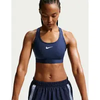 Nike Sport bh 'Swoosh' saffier / wit