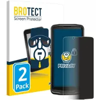 BROTECT - privacy screenprotector voor Crosscall Core M6 - Folie Beschermfolie Blauwlichtfilter 2 Stuks