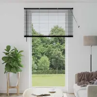Syfax Venetiaanse jaloezie Zwart 213 x 130 cm 25 mm PVC