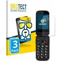 BROTECT Screenprotector 3 Stuks voor Simvalley Mobile XL-970 Beschermglas transparant
