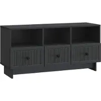 vidaXL TV Kast met lade Zwart 102 x 34,5 x 50 cm Bewerkt hout