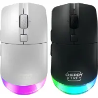 XTRFY M50 White Wireless Mouse Muis Radiografisch, Bluetooth Optisch Wit 5 Toetsen 12000 dpi