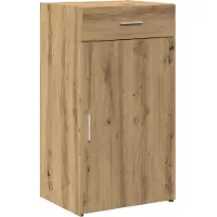 vidaXL Dressoir met lade Artisan Eiken 50 x 42,5 x 93 cm