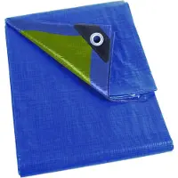 Velleman DEKZEIL - BLAUW/KAKI - STERK - 4 x 6 m