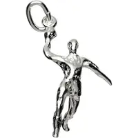 MOOYE ® - Collectie Zilveren Handballer kettinghanger