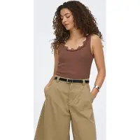 ONLY Top 'ONLTine' bruin / wit
