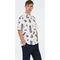 Only & Sons Overhemd ecru / marine